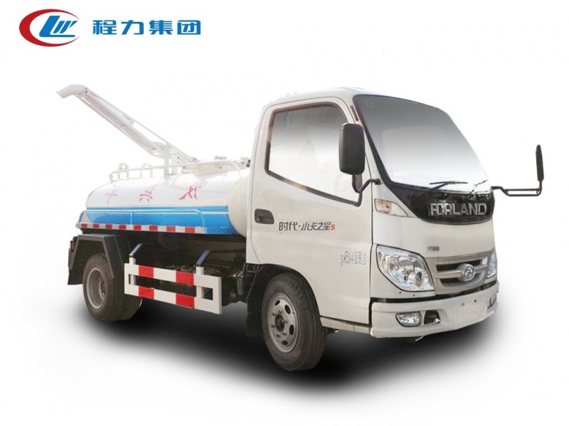 福田小卡(3方)吸糞車(chē)
