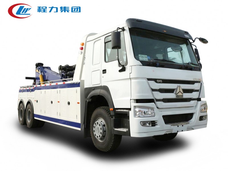 豪沃后八輪清障車拖吊聯體(一拖一)清障車