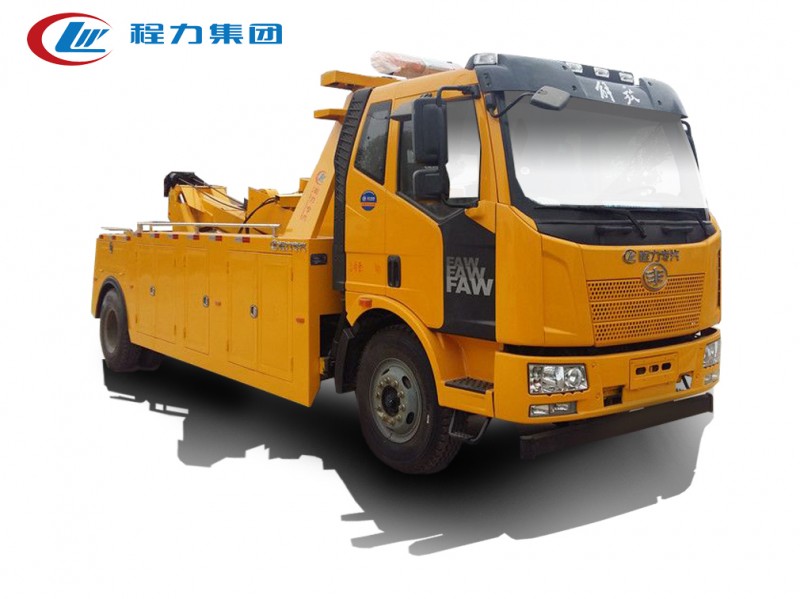 解放單橋拖吊聯體(一托一)清障車