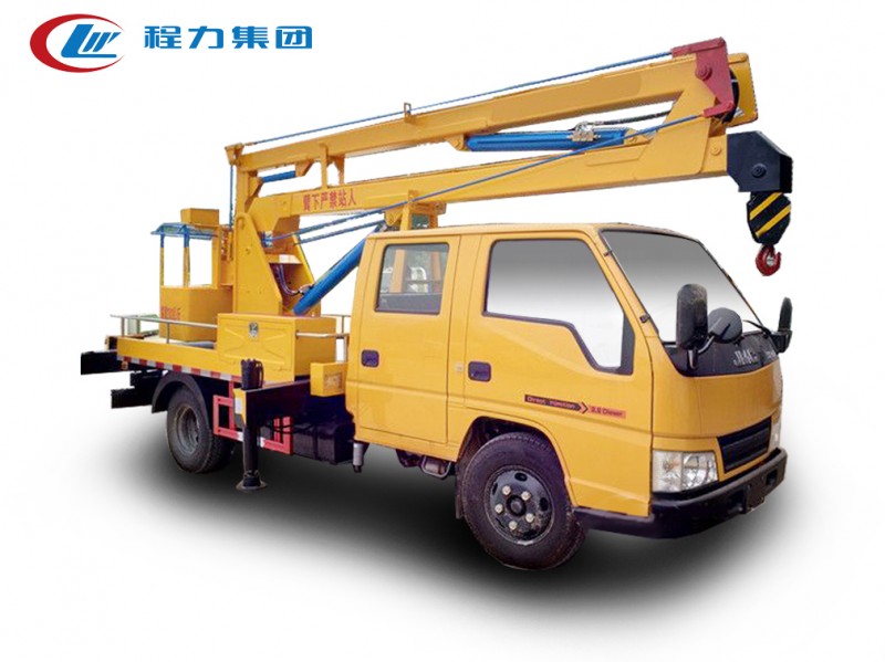 江鈴雙排12米藍牌高空作業(yè)車