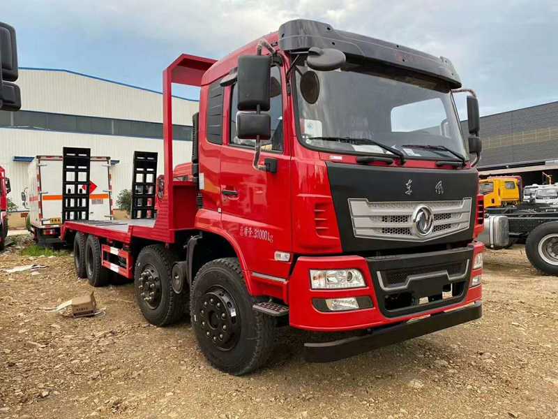 東風D17前四后八平板運輸車 東風D17前四后八平板運輸車圖片