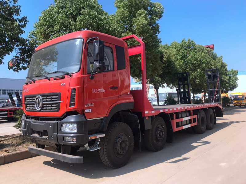 東風天龍前四后八平板運輸車