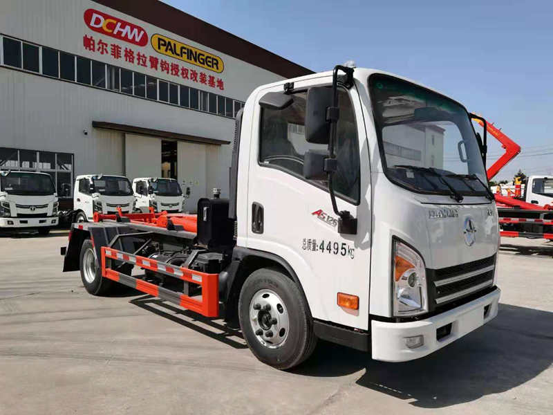 大運勾臂式垃圾車(藍牌)